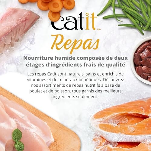 Catit Fish Dinner Multipack, 12 x 75 g