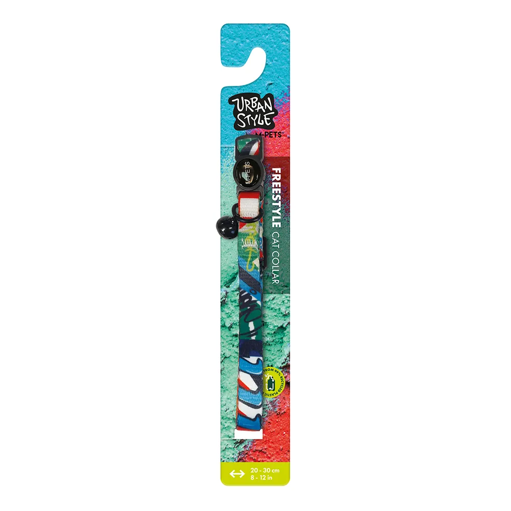 M-PETS Jazz Stripes Cat Eco Collar