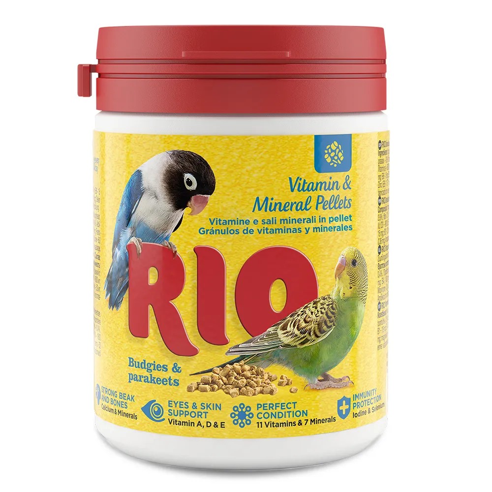 RIO Vitamin and mineral pellets for Budgies and Parakeets