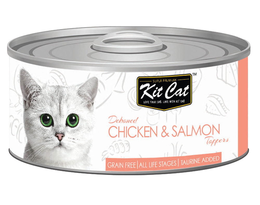 Kit Cat Chicken & Salmon 80g