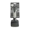Cozy Paws Pet Slicker Brush Small, Grey Handle- 20x7.5cm