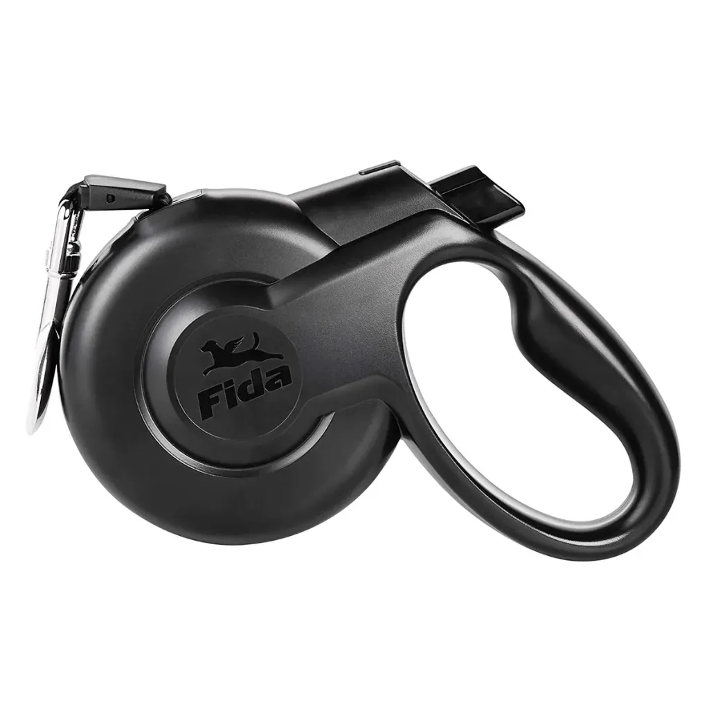Fida Retractable Dog Leash Heavy Duty (Styleash Series) - S (5m / 16ft), Black