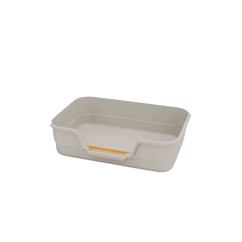 Saas Cat Litter Box XXL 61*43*16cm (White)