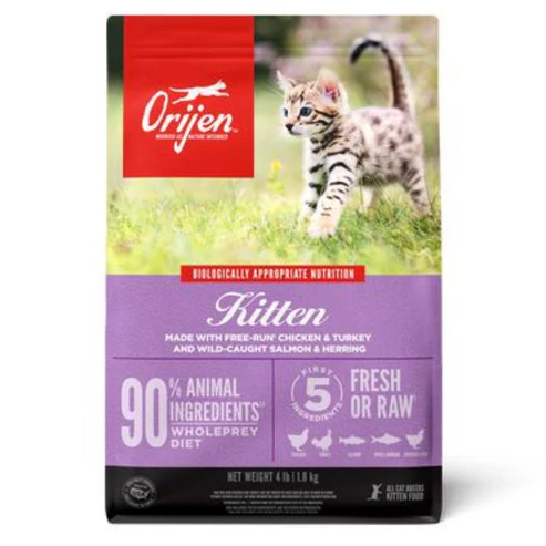 Orijen Kitten Formula - Brain & Muscle Development Cat Dry Food 340G