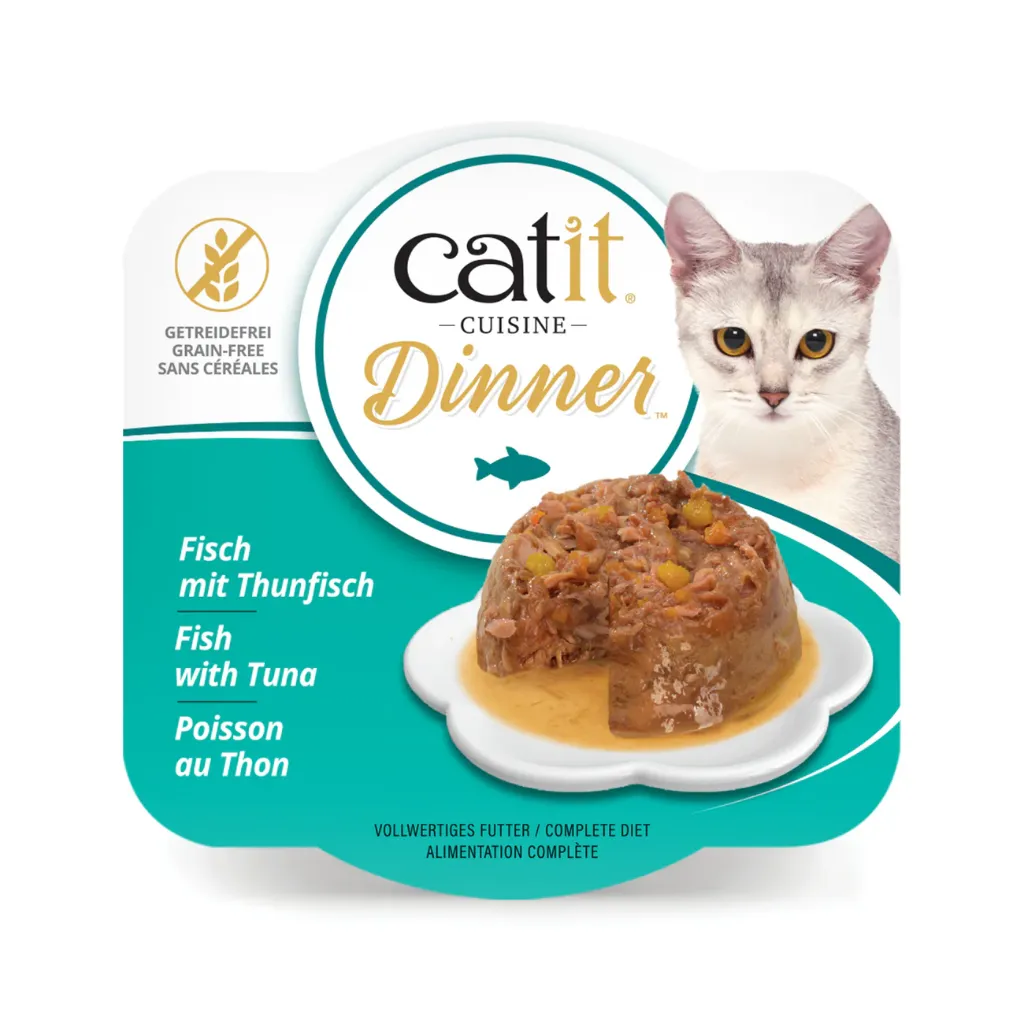 Catit Fish Dinner, Tuna & Carrot 75 g, 6 pcs/box