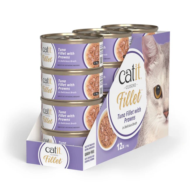 Catit Cuisine Tuna Fillet with Prawns 75 g