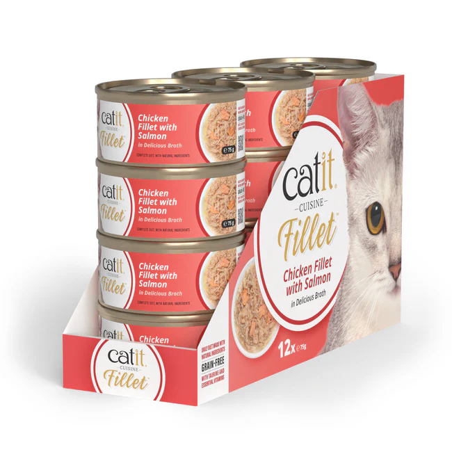 Catit Cuisine Chicken Fillet with Salmon 75 g