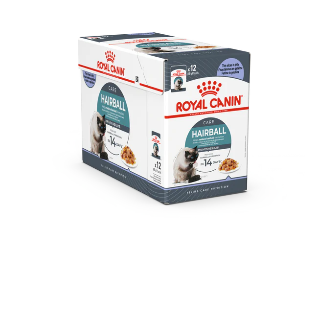 Royal Canin Feline Care Nutrition Hairball Care Jelly Wet Food - Pouche