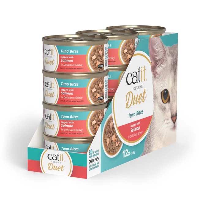 Catit Cuisine Duet, Tuna with Salmon 75 g