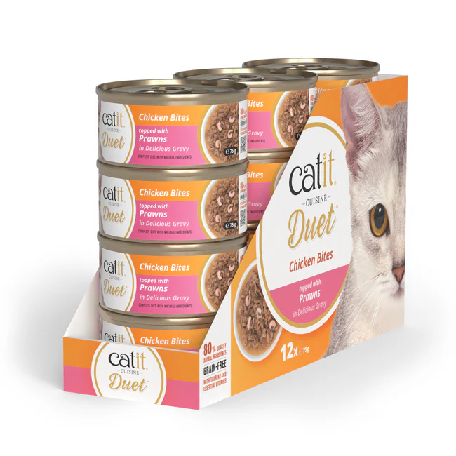 Catit Cuisine Duet, Chicken with Prawns  75 g