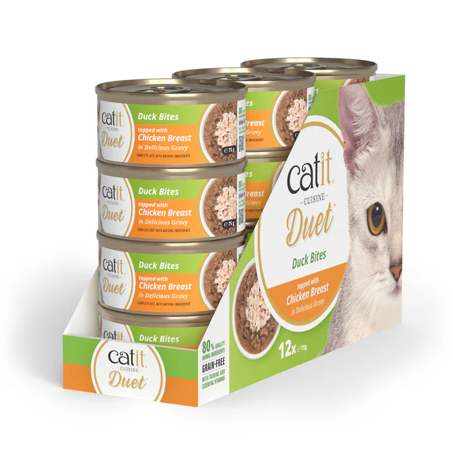 Catit Cuisine Duet, Duck with Chicken  75g