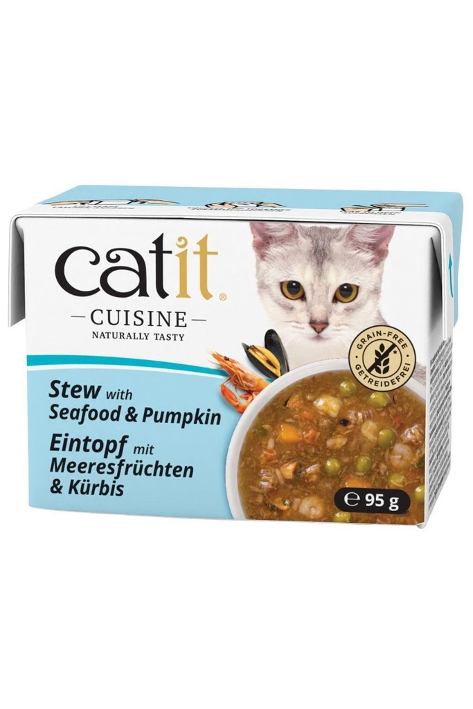 Catit Cuisine Seafood Stew with Pumpkin, 95 g