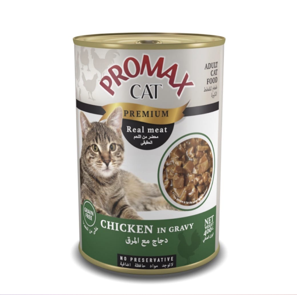 Promax Cat Can Chicken In Gravy 400g