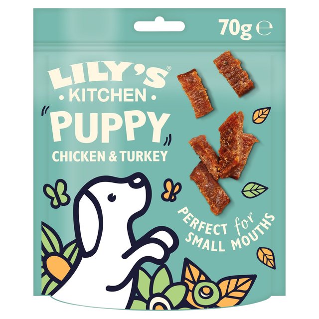 Lily's Kitchen Chicken & Turkey Nibbles Puppy Treats 70G