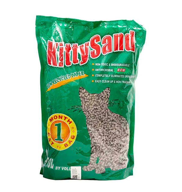Kitty Sand Litter 5L "Recycled Paper Litter"