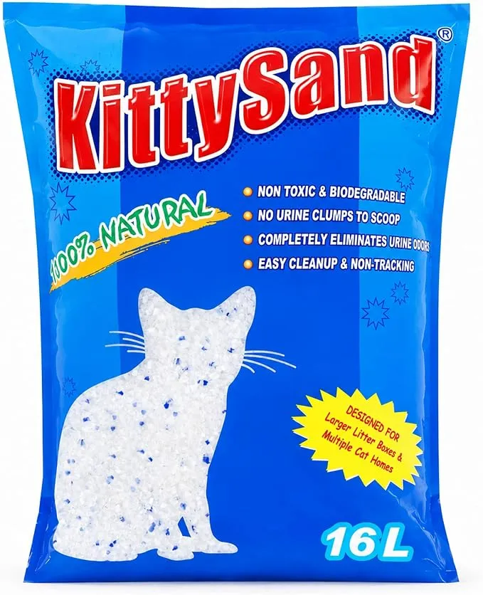 Kitty Sand Litter Natural 16L "Crystal"