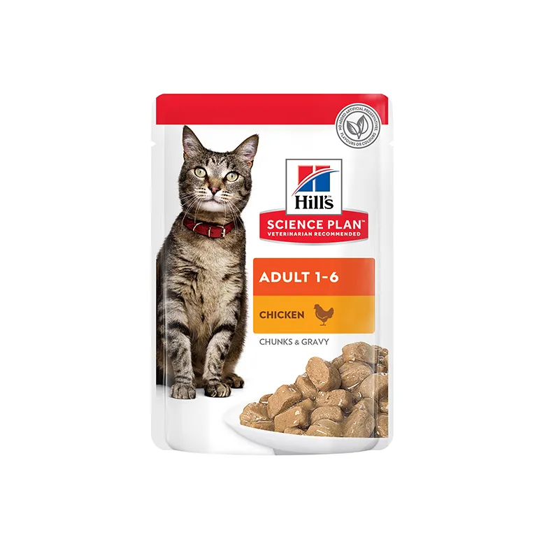 Hill’s Science Plan Adult Wet Cat Food Chicken Pouches 85g