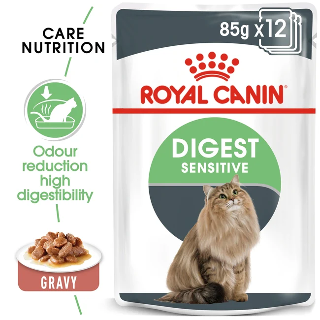 Royal Canin Feline Care Nutrition Digest Sensitive Gravy (Wet Food - Pouches) 85 g