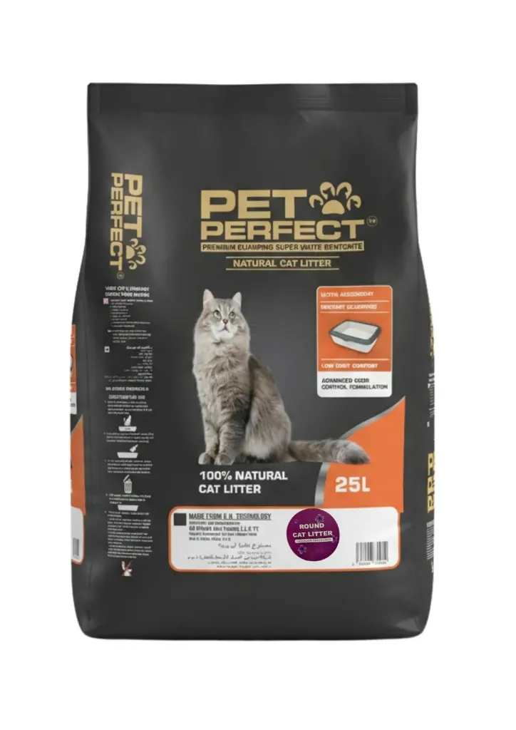 Pet Perfect Premium White Bentonite Clumping Cat Litter – 25L (Unscented)