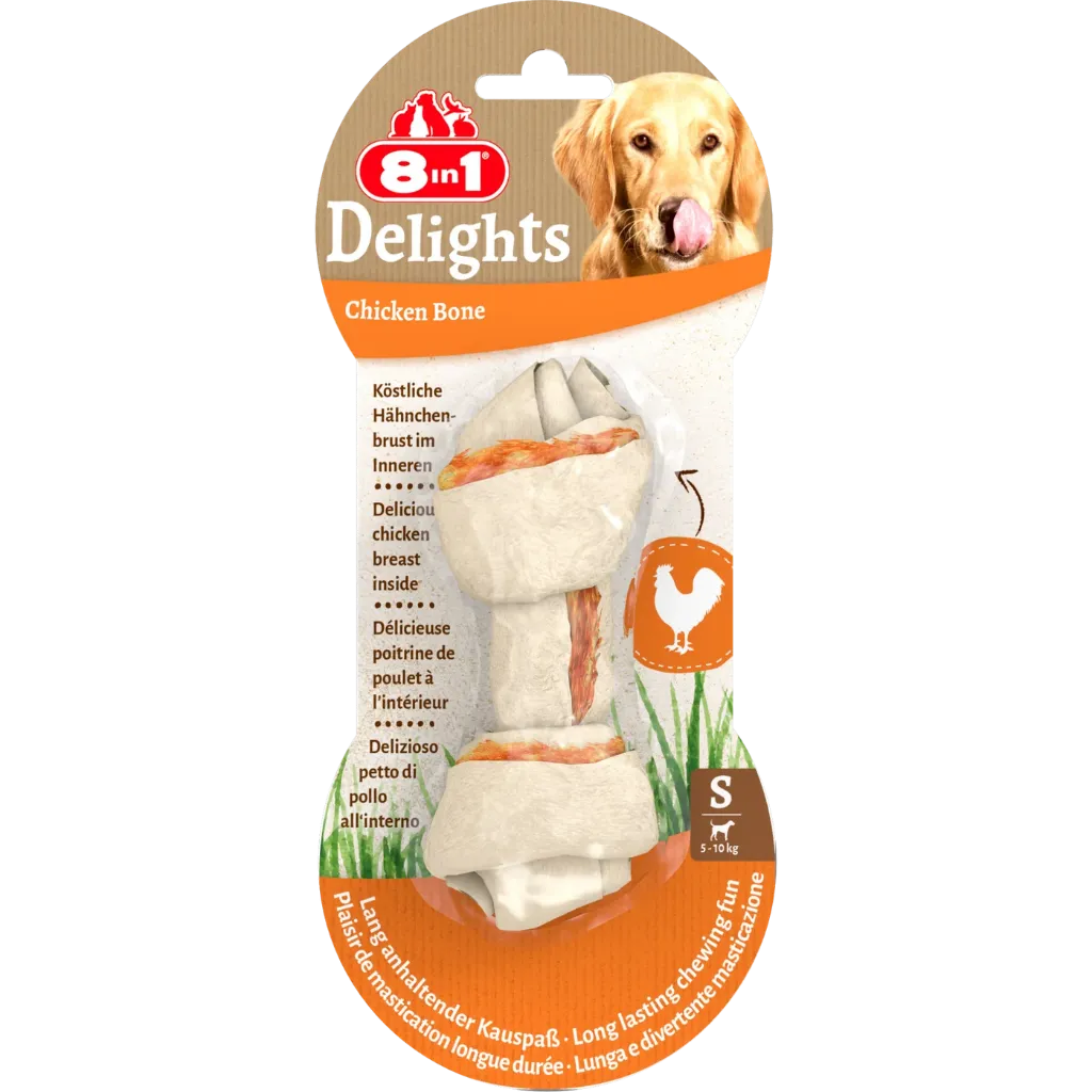 8in1 Delights Chicken Bones S, 35 g