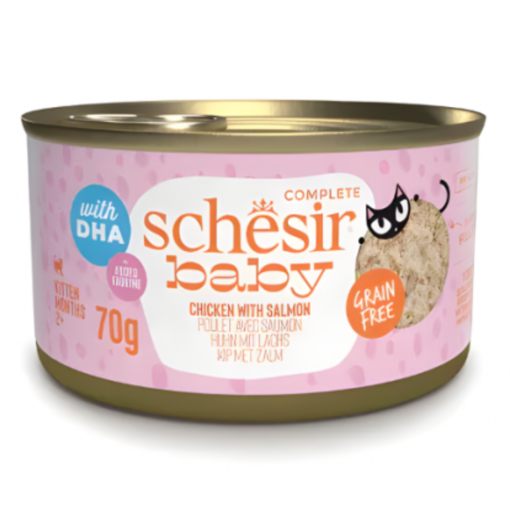 Schesir Baby Kitten Wholefood - Chicken With Salmon 70g