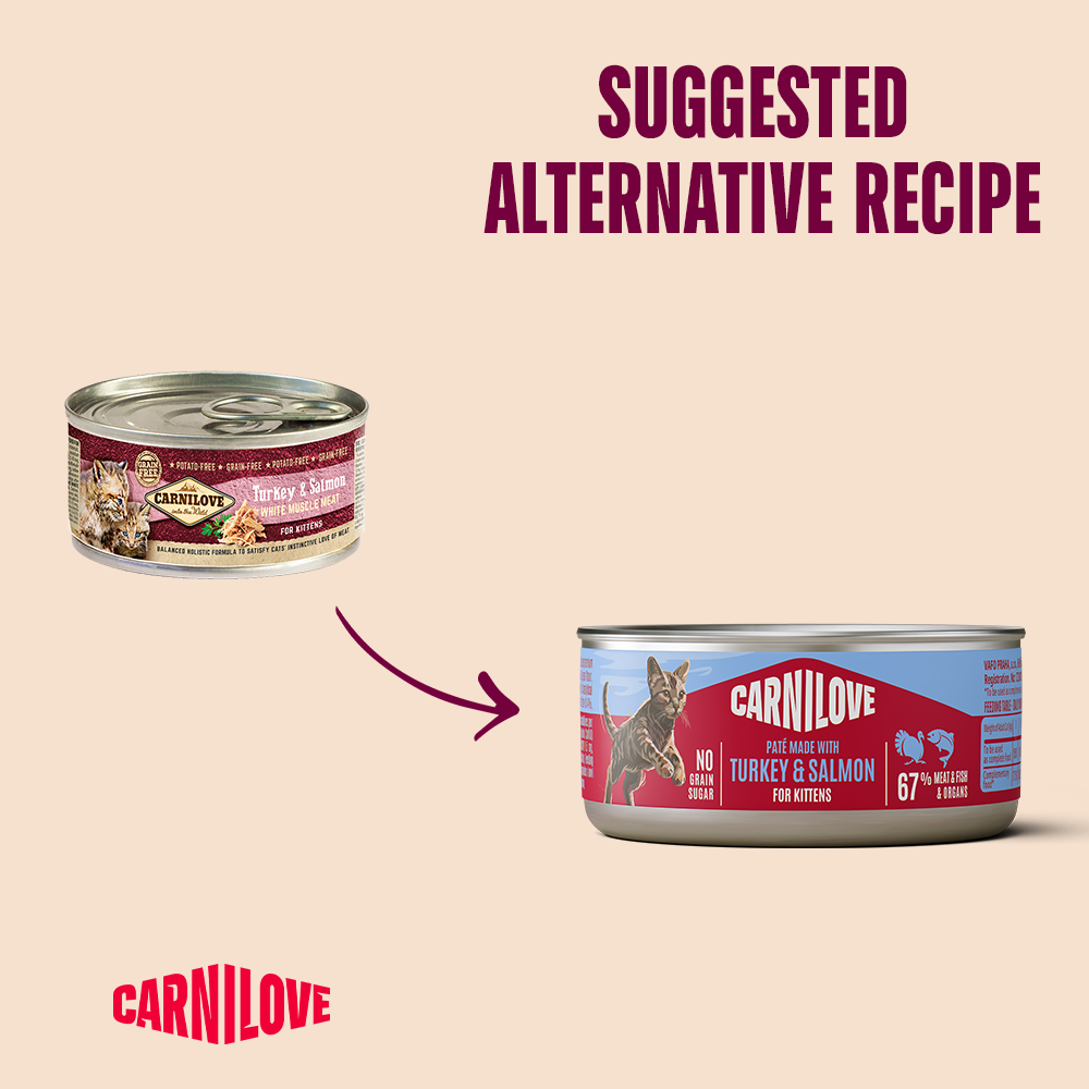 Carnilove Turkey & Salmon for Kittens (Wet Food Cans)