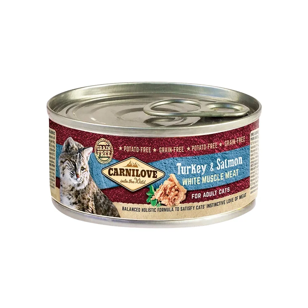 Carnilove Turkey & Salmon for Adult Cats (Wet Food Cans)